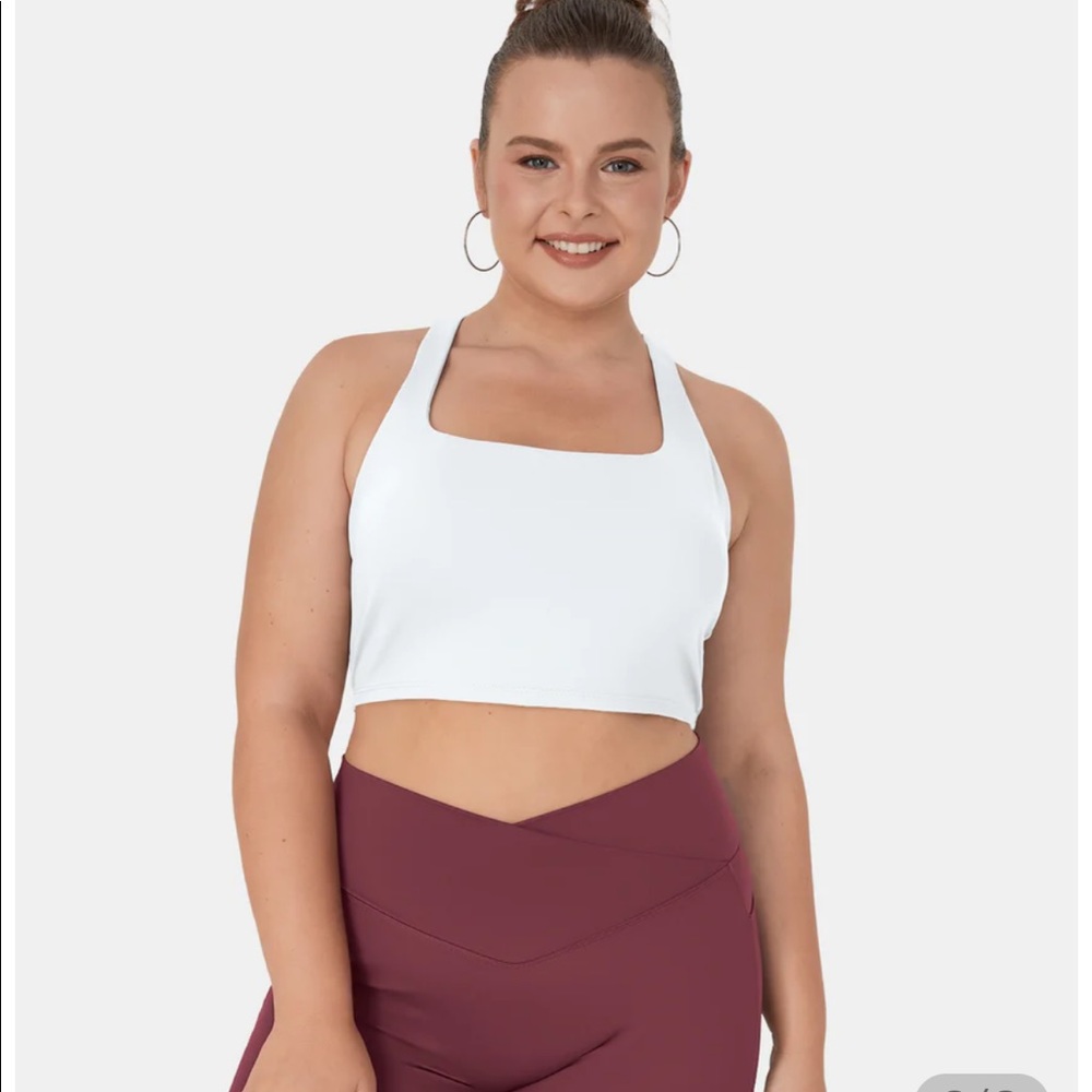 Halara criss cross top